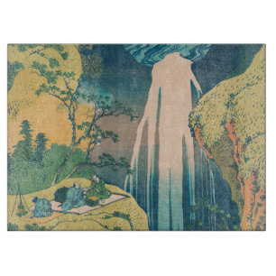Hokusai Amida Wasserfall Japan Wasserfall Schneidebrett