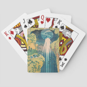 Hokusai Amida Wasserfall Japan Wasserfall Spielkarten