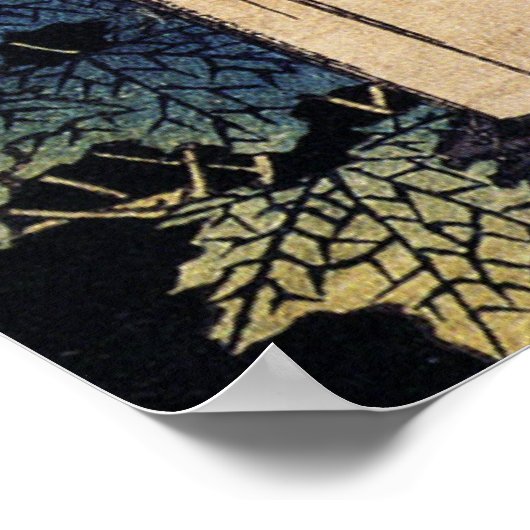 Hokusai Art Gemälde Poster (Ecke)