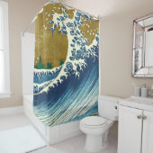 Hokusai Big Wave Japan japanische Kunst Duschvorhang (Beispiel)