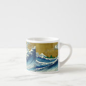 Hokusai Big Wave Japan japanische Kunst Espressotasse (Rechts)