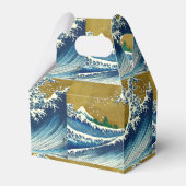 Hokusai Big Wave Japan japanische Kunst Geschenkschachtel (Rückseite)