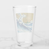 Hokusai Big Wave Japan japanische Kunst Glas (Rückseite)