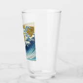 Hokusai Big Wave Japan japanische Kunst Glas (Links)