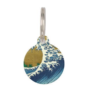 Hokusai Big Wave Japan japanische Kunst Haustiermarke