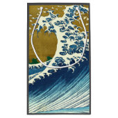 Hokusai Big Wave Japan japanische Kunst Kleine Geschenktüte (Rückseite)