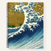 Hokusai Big Wave Japan japanische Kunst Notizblock (Vorderseite)