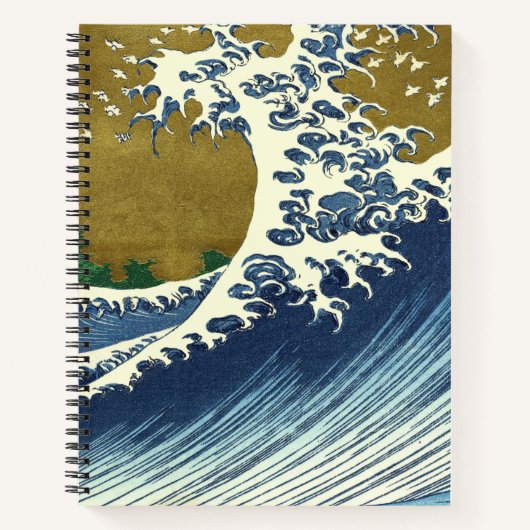 Hokusai Big Wave Japan japanische Kunst Notizblock (Vorderseite)