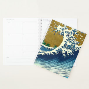 Hokusai Big Wave Japan japanische Kunst Planer
