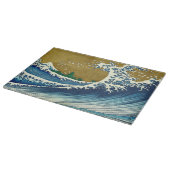 Hokusai Big Wave Japan japanische Kunst Schneidebrett (Ecke)