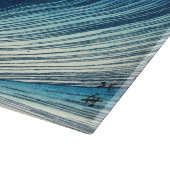 Hokusai Big Wave Japan japanische Kunst Schneidebrett (Ecke)