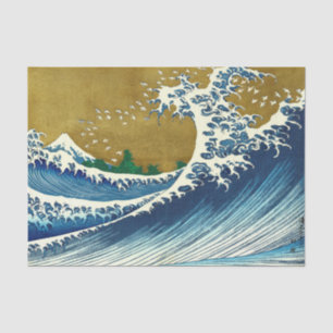Hokusai Big Wave Japan japanische Kunst Seidenpapier