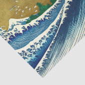 Hokusai Big Wave Japan japanische Kunst Seidenpapier (Ausschnitt)