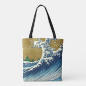 Hokusai Big Wave Japan japanische Kunst Tasche (Rückseite)