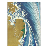 Hokusai Big Wave Japan japanische Kunst Tischdecke (Vorderseite)