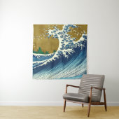 Hokusai Big Wave Japan japanische Kunst Wandteppich (Beispiel)