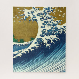 Hokusai Big Wave Japan Vintage Ocean Puzzle