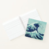 Hokusai Blue Waves Notizblock (Innenseite)