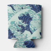 Hokusai Blue Waves Pattern Dosenkühler (Rückseite)