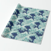Hokusai Blue Waves Pattern Geschenkpapier (Ungerollt)