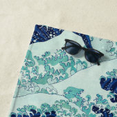 Hokusai Blue Waves Pattern Strandtuch (Beispiel)