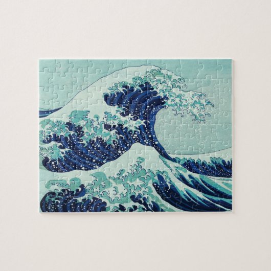 Hokusai Blue Waves Puzzle (Horizontal)