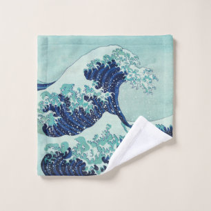 Hokusai Blue Waves Waschlappen