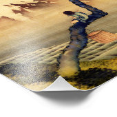 Hokusai Boy View Mount Fuji Japanisch Vintag Fotodruck (Ecke)