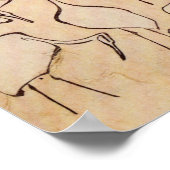 Hokusai Cranes Poster (Ecke)