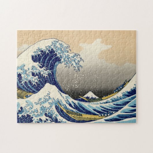 Hokusai das große Wellen-Puzzlespiel Puzzle (Horizontal)