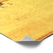 Hokusai der Drache des Rauchens, der dem Fuji entk Poster (Ecke)