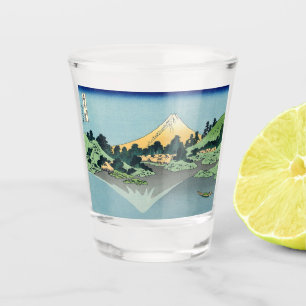 Hokusai Der Fuji spiegelt sich im Kawaguchi-See Schnapsglas