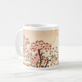 Hokusai der Fujisan Kirschblüten-Tasse Kaffeetasse (Vorderseite Links)
