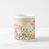 Hokusai der Fujisan Kirschblüten-Tasse Kaffeetasse (Mittel)