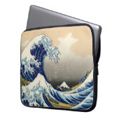 Hokusai der große Laptop-Sieb Laptopschutzhülle (Vorderseite Links)