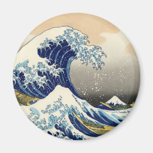 Hokusai der große Wellen-Magnet Magnet