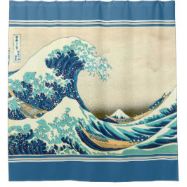 Hokusai der Seeduschvorhang der großen Welle Duschvorhang