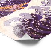 hokusai - Die große Welle Fotodruck (Ecke)