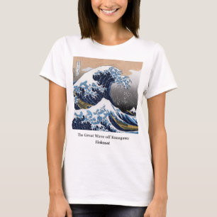 Hokusai , "Die große Welle Kanagawas" T-Shirt