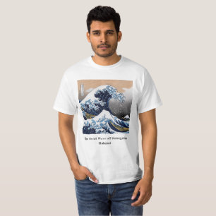 Hokusai , "Die große Welle Kanagawas" T-Shirt
