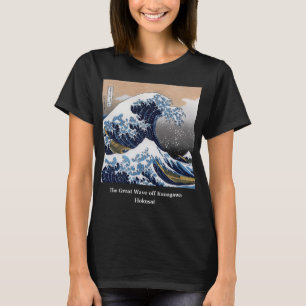 Hokusai , "Die große Welle Kanagawas" T-Shirt