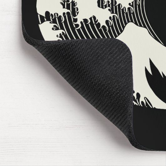 Hokusai - die große Welle Mousepad (Ecke)