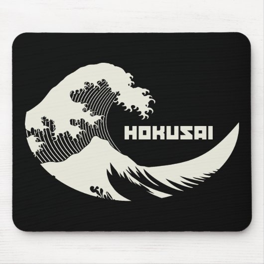Hokusai - die große Welle Mousepad (Vorne)