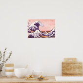 hokusai - Die große Welle Poster (Küche)