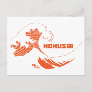 Hokusai - Die große Welle Postkarte