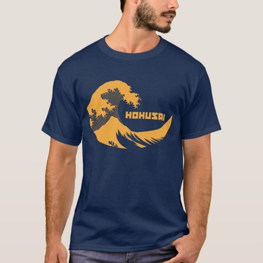 Hokusai - Die große Welle T-Shirt (Vorderseite)