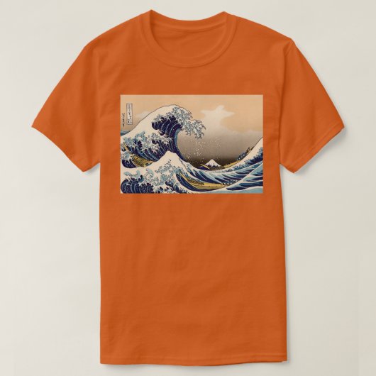 Hokusai Die große Welle von Kanagawa T-Shirt (Design vorne)
