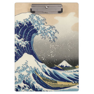 Hokusai Die Große Welle vor Kanagawa Klemmbrett