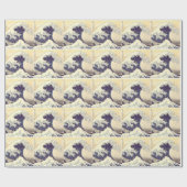Hokusai "die große Wellen-" Packpapier (Flach)