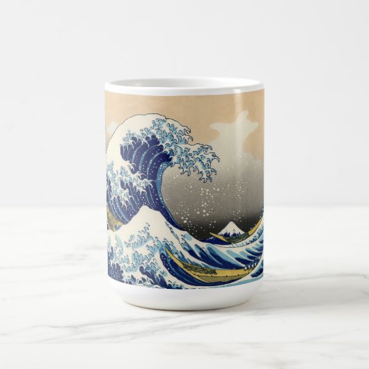 Hokusai die große Wellen-Tasse Kaffeetasse (Mittel)